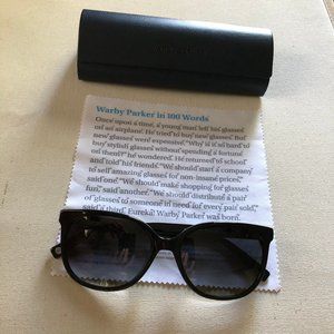 Warby Parker Raglan Sunglasses in Jet Black